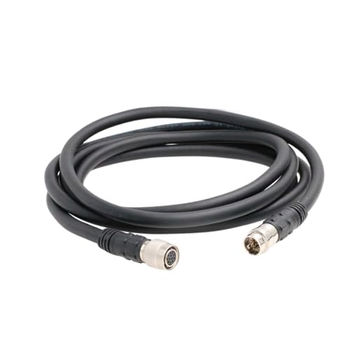 QUYEFA 12 Pin Male to 12 Pin Female Extension Cable for Industrial CCD Camera(1M)