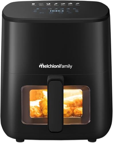 Friggitrice ad Aria 5 Litri Melchioni Family Marianna New Compatta Display Touch Superiore...