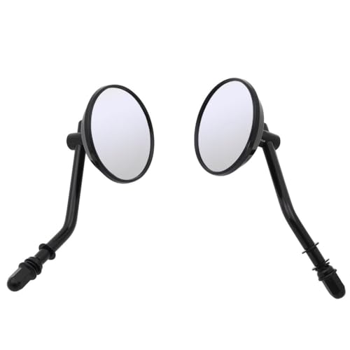 Espejo retrovisor de aluminio para motocicleta compatible con Softail y Dyna 3