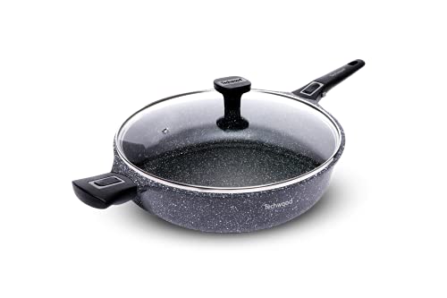 Techwood Sauteuse en pierre Ø 32 cm de diamètre TP-32SA Cover