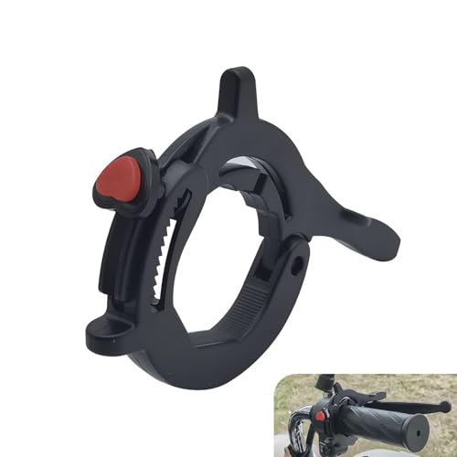 Bawkars Motorcycle Cruise Control, Throttle Lock Cruise Control Assist, Throttle with Cruise Control Button, Universal for Most Motorcycles and Electric Vehicles (Black)