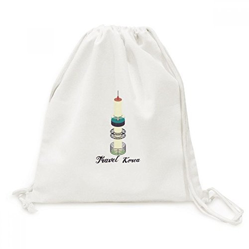 Sac cordon en toile souvenir de la Corée du Sud pour s'évader