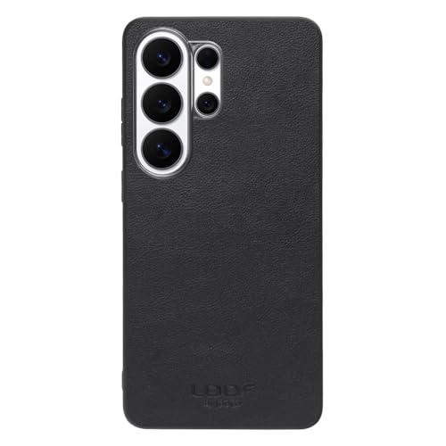 LOOF BASIC-SHELL �{�v ���U�[ �X�}�z�P�[�X for Galaxy S26 Ultra �p �P�[�X �J�o�[ �w�ʃP�[�X �X�g���b�v�z�[�� �V�F�� ���^ Leather [�u���b�N]