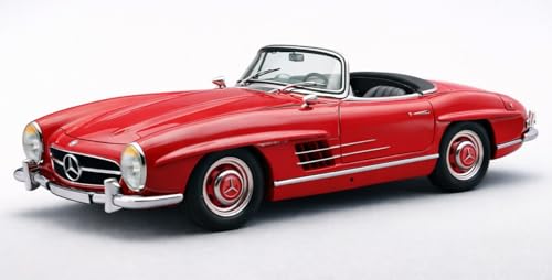 CMC 1/18 �����Z�f�X �x���c 300 SL ���[�h�X�^�[ W198 ���b�h 300 SL Roadster �t���J�� ����1500�� [���s�A���i]