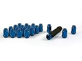 Gorilla Automotive 21133BL Small Diameter Acorn Blue 5 Lug Kit (12mm x 1.50 Thread Size) - Pack of 20