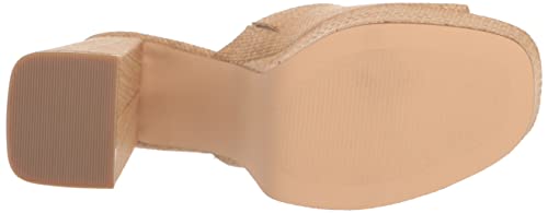 Nine West Women's Jilie Heeled Sandal, Natural Raffia 110, 8 #TOP3