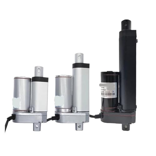 Actionneur linéaire électrique 12V 1000N avec course de 100mm et moteur CC blanc