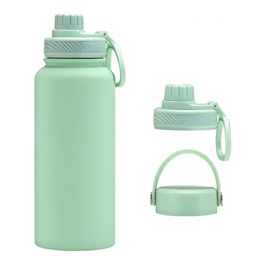 , Large Metal Stainless Steel Water Flask, Big Sports Travel