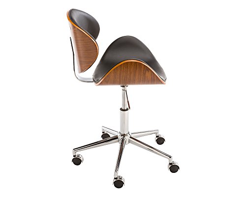 Sunpan Modern Quinn Office Chair, Onyx #TOP4