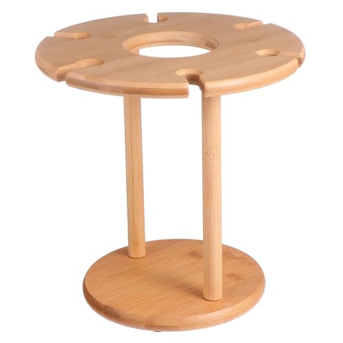 Cabilock Wine Glass Rack for Countertop Storage Stylish Goblet Organizer for Home Decor Special Occasions Six Design for Easy Access Elegant Wine Glass Hanger for Kitchen Bar