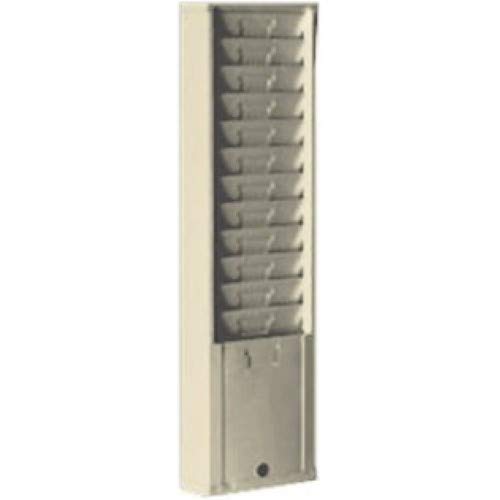Time Card Holder Wall Mount Work Order Rack, 12 Pocket, Gray Steel ...