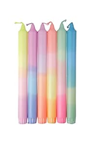MADAM ERLE 6er-Set LIVA Dipdye Spitzkerzen