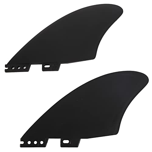 EIMSOAH 2PCS Surfboard Fin, Detachable PVC Fishtail Surfboard Fins, Paddle Board Fins Replacement Set, for Longboards Stand Paddleboards for FCS2 Generation