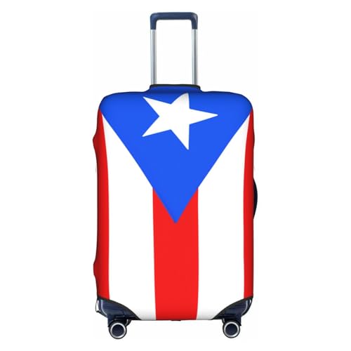 Travel Luggage Cover Puerto Rico Flag Fashion Washable Baggage Suitcase Protector Fit For Luggage X-Large