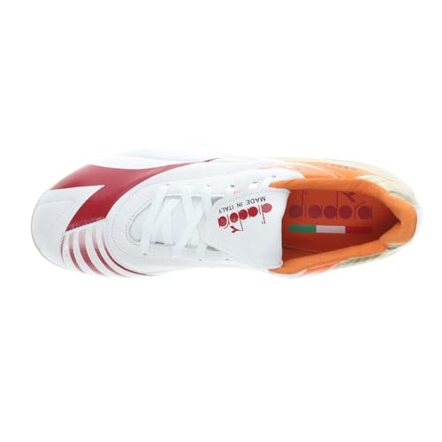 Diadora Mens Maximus Elite Ita T SLX Soccer Cleats - Orange, Red, White - Size 11.5 M4