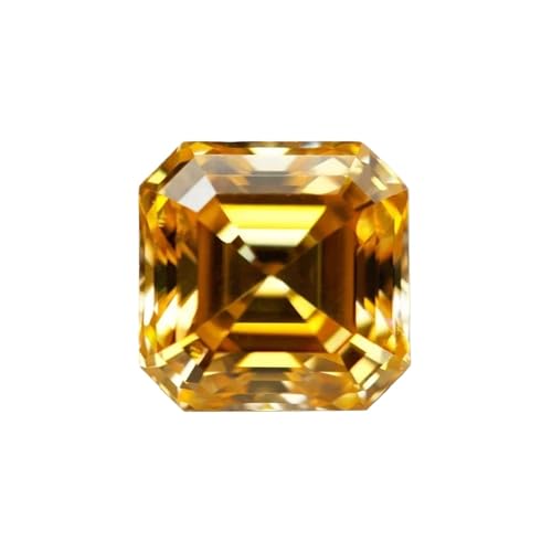 Moissanite multicolore taille Asscher pour créer vos propres bagues et pendentifs artisanaux