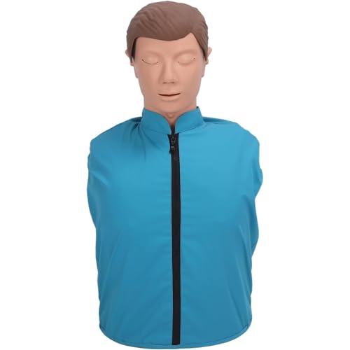Maniquí De RCP Para Adultos, De Goma, De Medio Cuerpo, Con Respiración Artificial, Modelo Humano, Maniquí Entrenamiento Para Reanimación Cardiopulmonar, Entrenamiento Primeros Auxilios A