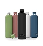 Common Objects Trinkflasche Edelstahl 750 ml | auslaufsichere, isolierte Thermosflasche | Wasserflasche Kohlensäure geeignet | Sportflasche, water bottle, thermos | Büro, Gym, Outdoor | DAS ORIGINAL