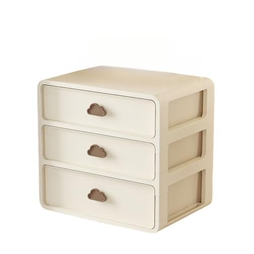 Nihig 下着収納ケース 収納ボックス 引き出し 下着・パンツ・靴下 小物 ワードローブ プラスチック製 大容量 防塵 家庭用 多機能 小物デスクトップ収納 デスク上置き棚 ブラジャー、ソックス、、パンツ1つになった3in1 (ホワイトA,3層(靴下+下