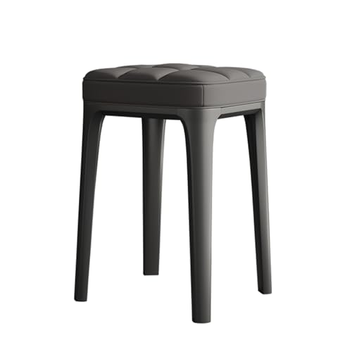 Juego de 4 sillas de comedor apilables acolchadas