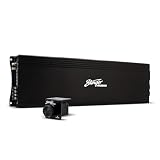 Stinger Audio MT-5000.1 High Power Digital Class D 5000W Monoblock Competition Car Audio Amplifier with Bass Knob Remote Control, Bass Boost, HEXFET MOSFET, Low Pass Crossover & Subsonic Filter