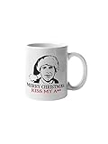 Merry Christmas Kiss myss Coffee Mug Clark Griswold Quote Funny Motivation Inspiration 11-ounce White Ceramic Cup CMP00129