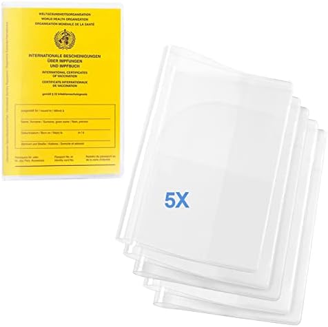 Portadocumenti Trasparente Per Passaporto Vaccinazione - 200x137 Mm, Impermeabile - Foto 3