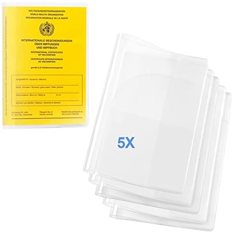 flintronic Fundas Protectoras Transparentes para Pasaporte Cover