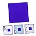 Cabilock Practicable Cobalt Glass Sheets for Flame Reaction High Durability Chemistry Experiment Tool for School Labs and Physical Experiments