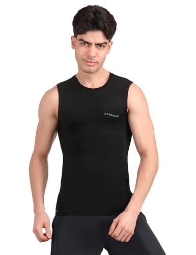 Image of Compression Vest Tank Body Shaper Without Sleeve for Men - Gym Shirt for Men Men Shapewear - Keep Dry Tight Skin Fit - Breathable Inner for Men Sports Wear Workout Gym Sports