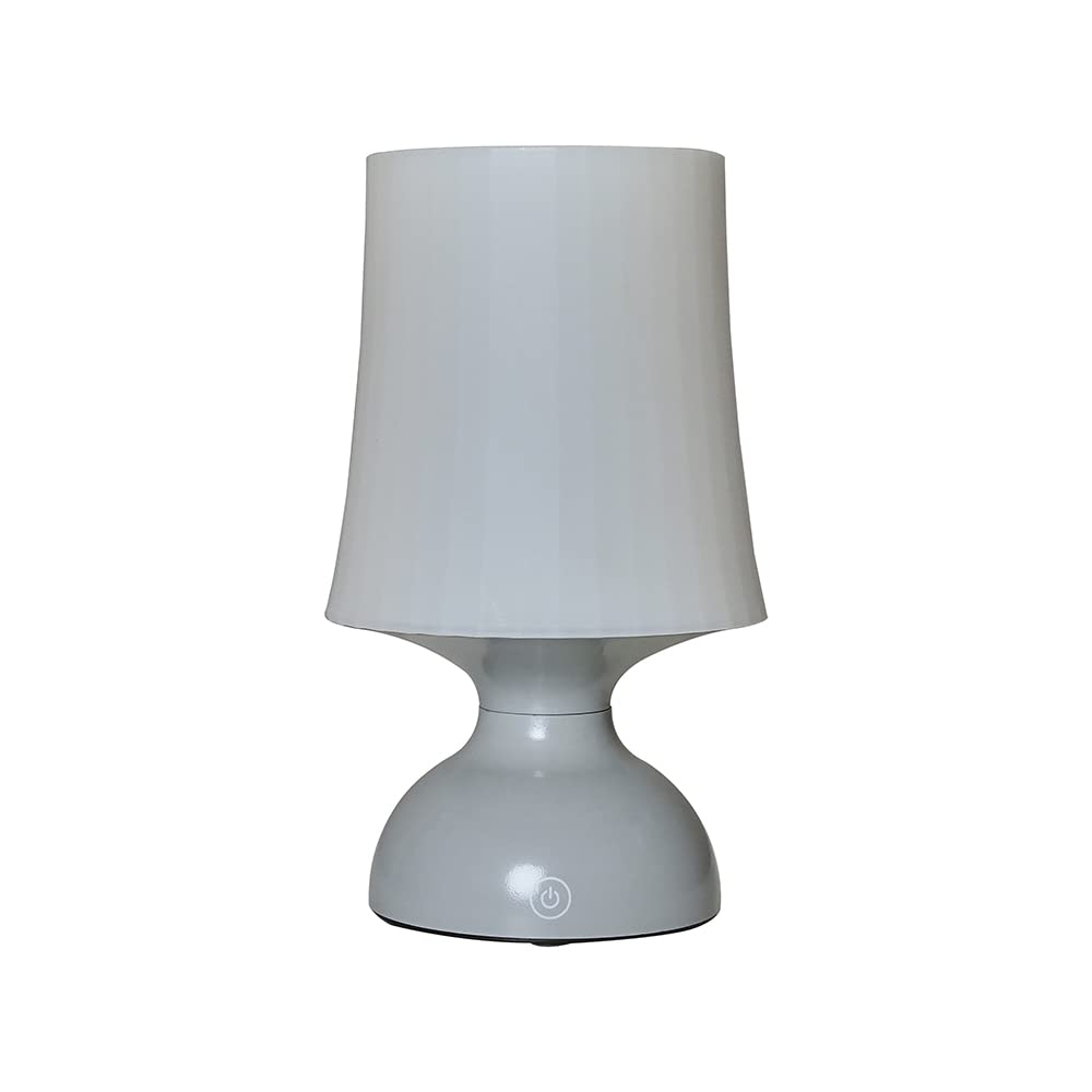 Valuelights Unisex Grey Colmar Table Lamp
