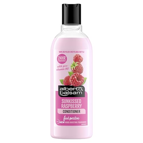 Alberto Balsam Sunkissed Raspberry Conditioner 300ml - 24HR Fragrance - Pro-Vitamin B5 - Silicone Free