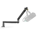 FIFINE Microphone Arm Stand, Boom Arm Stand with Desk Mount Clamp, Screw Adapter, Cable Management, Suspension Scissor Mic Stand for Boom Stick Microphone, for Podcast Streaming Gaming Studio-BM88