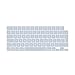 MOSISO Keyboard Cover Skin Compatible with MacBook Air 13.6 M3 A3113 M2 A2681 2025-2022, for MacBook Air 15 2025-2023, for Mac Pro 14/16 inch M4 M3 M2 M1 2021-2025, EU Layout, Baby Blue