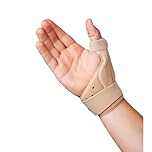 Orliman Thumb Immobilising Splint | Medically Approved Thumb Support |Breathable & Adjustable Design | Left or Right Hand | Pain Relief for Arthritis |Beige | Small - Medium (14-18cm)