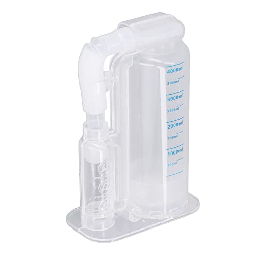 Dispositivo de Exercício Respiratório, de Medição de Respiração de 4000ml, Bola única Portátil, Exer