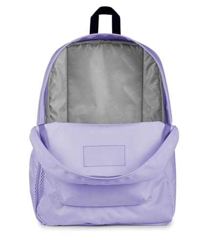 Image of JanSport Cross Town Backpack - Simple Bag for Everyone with 1 Main Compartment, Front Utility Pocket - Premium Class Accessories - Pastel Lilac