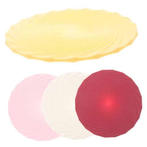 IMIKEYA Silicone Pot Holder Soup Bowl Holder Set Decorative Coasters Non-Slip Table Mat Heat-Resistant Kitchen Mat