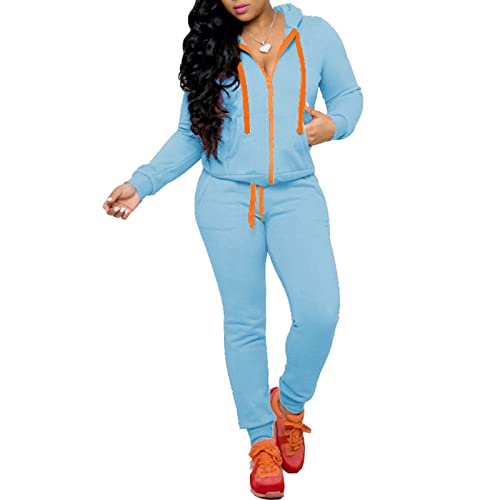 CLOCOR Track Suits for Women Set - Casual 2 Piece Outfits Sweatsu...