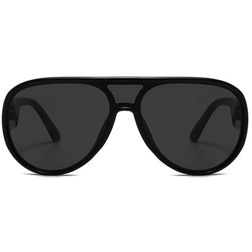 Vintage Oversized Pilot Sunglasses Women Shades Big Frame Popular Punk Men Pilots Sun Glasses UV400