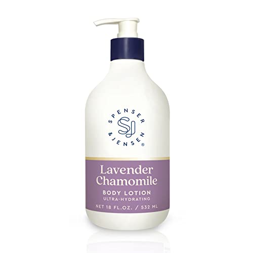 Spenser & Jensen Daily Moisturizing Body Lotion With Soothing Lavender Oil & Chamomile - Gentle On All Skin Types - Body Lotion For Women & Men - Paraben Free - 18 Oz (Pack Of 1) #TOP20