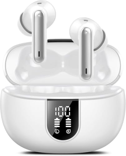 Image of Ai Translation Earbuds Real Time, 165 Languages Translator Earbuds with 6 Translation Modes /No Subscription, Audio and Video Calls Translator Headphones, 42H Audifonos Traductores Ingles Espanol White