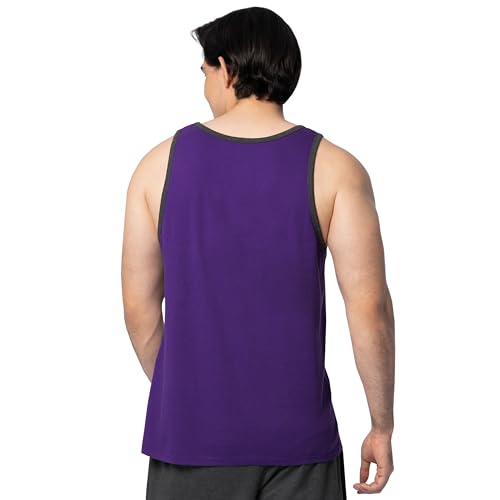 Fruit of the Loom Men's Eversoft Cotton Sleeveless T-Shirts, 2 Pack