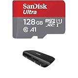 【カードリーダーセット】SanDisk Ultra SDSQUAB-128G-GH3MA 新パッケージ + SanDisk イメージメイトプロ USB-C マルチカードリーダー/ライター SDDR-A631-JNGNN