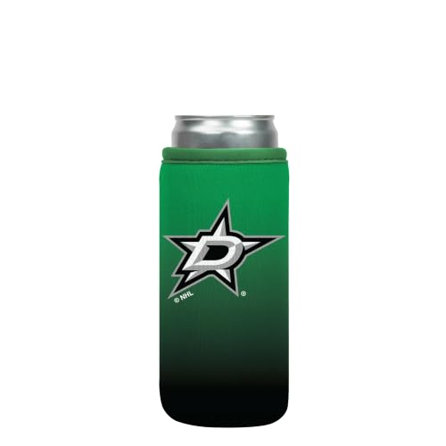 Sok It CanSok NHL Hockey Sleeve for Beer & Soda Insulated Neoprene Cover (Dallas Stars, 12oz Slim Can Sleeve)