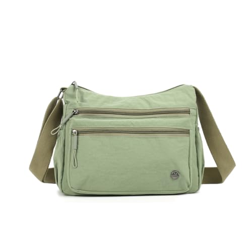 Image of PALAY Crossbody Bag for Women Nylon Shoulder Bags Floral Multi-Pocket Purse Sling Bag for Woman