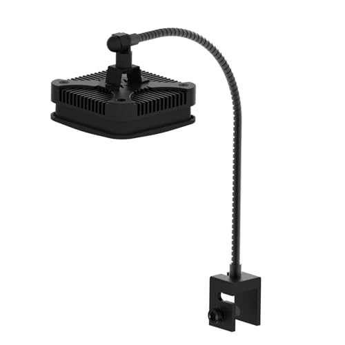 Image of Lominie 360-Degree Adjustable Gooseneck Mount for LED Aquarium Light Pixie 30 Aquarium Plant Light Saltwater /Freshwater Aquarium Light Tank Mount
