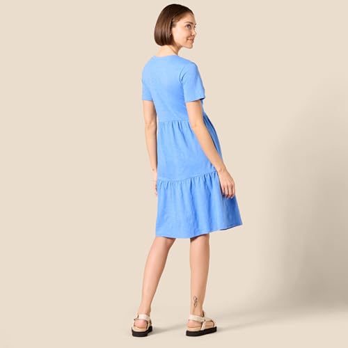 Amazon Essentials Women's Short-Sleeve Crewneck Tiered Dress - Image 4