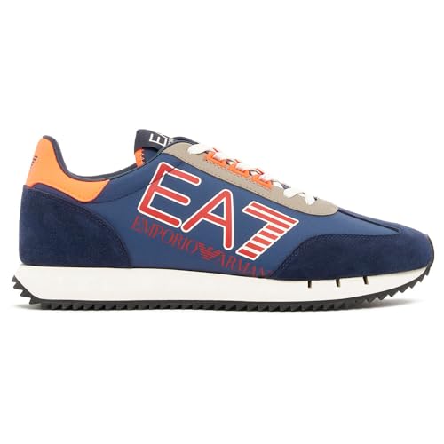 Baskets EA7 homme noir et or idéales pour vos sorties urbaines et vos moments de détente