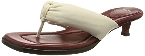 Sandales élégantes BOSS Gillian Thong pour femme - Confort cuir